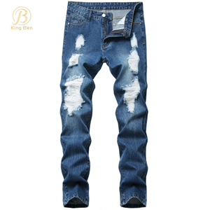 OEM ODM atacado design popular melhor qualidade leve extensível e bom fabricante jeans para homens