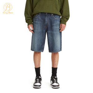 Bem-vindo OEM ODM masculino casual solto shorts jeans retos