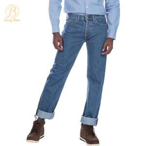 OEM ODM personalizado por atacado de algodão de alta qualidade Unwash Original Raw Mens Fashion Selvedge Denim Mens Jean