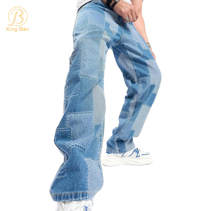 OEM ODM 100% NOVO Baixo Preço Streetwear Masculino Menino Calça Jeans Moda Jeans Fit Jeans Calça Jeans Fábrica