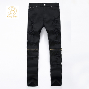 OEM ODM personalizado atacado de algodão de alta qualidade Mens Fashion Denim Jeans